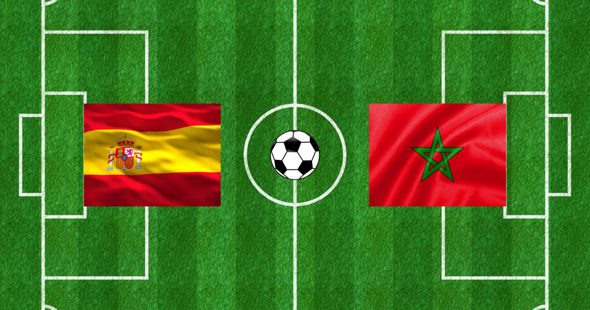 Achtelfinale der FIFA Fussball-Weltmeisterschaft 2022 – Marokko gegen Spanien